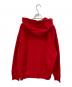 SUPREME (シュプリーム) Patent/Chenillr Arc Logo Hooded Sweatshirt レッド サイズ:SIZE M：15000円