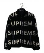 SUPREMEシュプリーム）の古着「Reversible Logo Fleece Jacket/リバーシブル ロゴ フリース ジャケット」｜ブラック