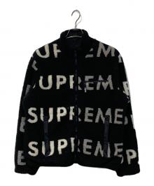 SUPREME（シュプリーム）の古着「Reversible Logo Fleece Jacket/リバーシブル ロゴ フリース ジャケット」｜ブラック