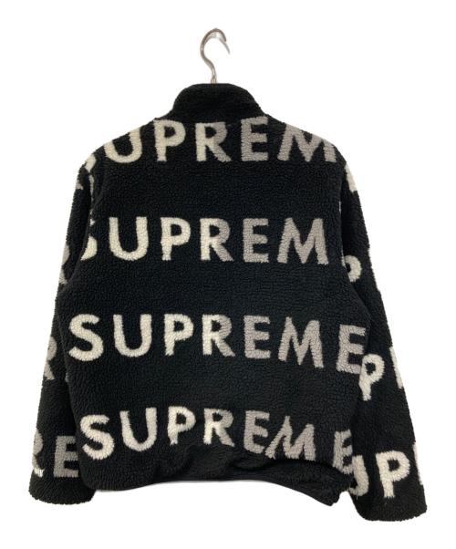 SUPREME（シュプリーム）SUPREME (シュプリーム) Reversible Logo Fleece Jacket/リバーシブル ロゴ フリース ジャケット ブラック サイズ:SIZE Mの古着・服飾アイテム