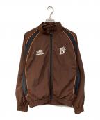 UMBRO×BoTT×BEAMS Tアンブロ×ボット×ビームス ティー）の古着「Track Jacket/トラックジャケット」｜ブラウン