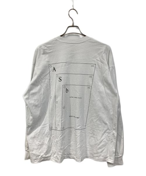 FreshService（フレッシュサービス）FreshService (フレッシュサービス) AS×FS CORPORATE L/S TEE ホワイト サイズ:SIZE Lの古着・服飾アイテム
