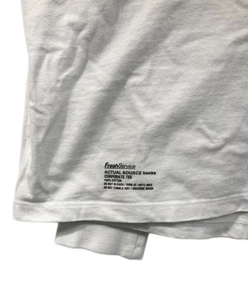 FreshService（フレッシュサービス）FreshService (フレッシュサービス) AS×FS CORPORATE L/S TEE ホワイト サイズ:SIZE Lの古着・服飾アイテム