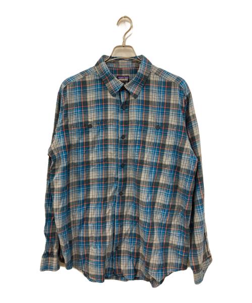 Patagonia（パタゴニア）Patagonia (パタゴニア) ピマコットンシャツ ブルー サイズ:SIZE Lの古着・服飾アイテム