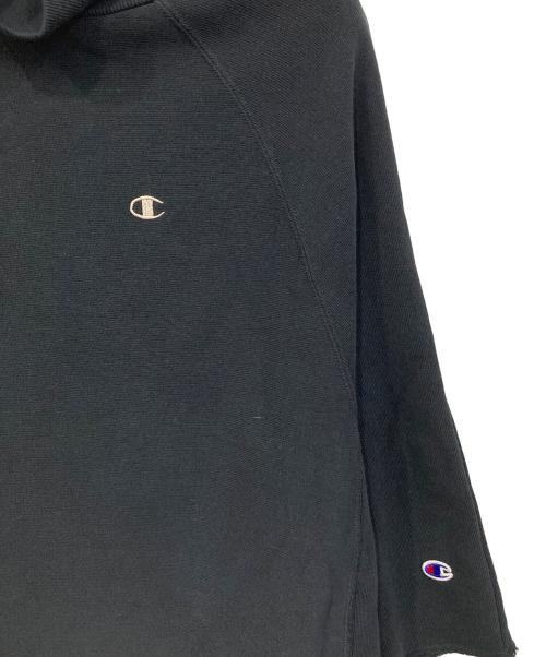 Champion REVERSE WEAVE（チャンピオン リバース ウィーブ）Champion REVERSE WEAVE (チャンピオン リバース ウィーブ) カットオフスウェット ブラック サイズ:SIZE Lの古着・服飾アイテム