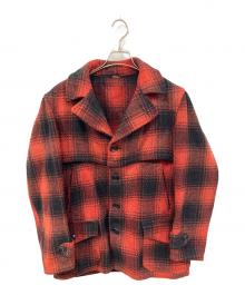 USED VINTAGE（ユーズド ヴィンテージ）の古着「マッキーノウールジャケット」｜レッド