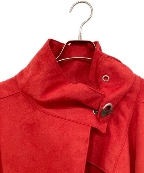 Ameri（アメリ）Ameri (アメリ) WRAP COLLAR COAT レッド サイズ:SIZE Freeの古着・服飾アイテム