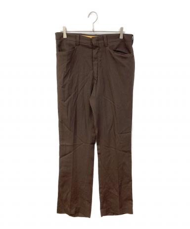 ◯ 【希少・80s】Levi's スタプレ スラックス ブラウン 黒タグ 中古・古着通販】LEVI'S (リーバイス) スタプレ センタープレス