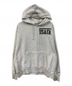 Champion REVERSE WEAVEチャンピオン リバース ウィーブ）の古着「USAFA パーカー」｜グレー