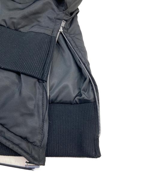 UN3D.（アンスリード）UN3D. (アンスリード) BIG COLLAR MA-1/ビッグ・カラー・エム・エー・ワン ブラック サイズ:SIZE 38の古着・服飾アイテム
