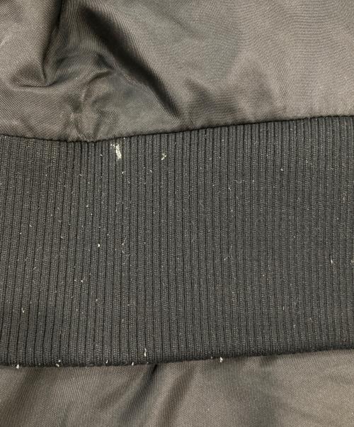 UN3D.（アンスリード）UN3D. (アンスリード) BIG COLLAR MA-1/ビッグ・カラー・エム・エー・ワン ブラック サイズ:SIZE 38の古着・服飾アイテム