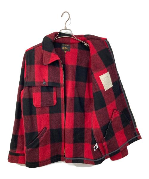 L.L.Bean（エルエルビーン）L.L.Bean (エルエルビーン) バッファローチェックマッキーノジャケット レッド サイズ:SIZE Mの古着・服飾アイテム