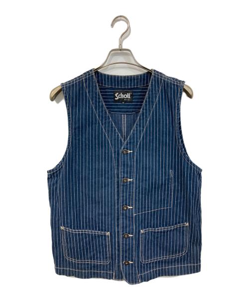 Schott（ショット）Schott (ショット) OLD HICKORY VEST インディゴ サイズ:SIZE Mの古着・服飾アイテム