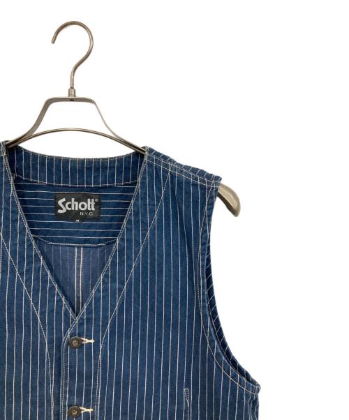 Schott（ショット）Schott (ショット) OLD HICKORY VEST インディゴ サイズ:SIZE Mの古着・服飾アイテム