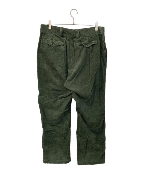 waiper（ワイパー）WAIPER (ワイパー) M-52 ツータック コーデュロイ トラウザー グリーン サイズ:SIZE 35の古着・服飾アイテム