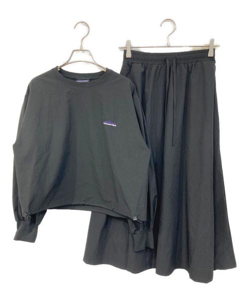 Thousand Mile（サウザンドマイル）Thousand Mile (サウザンドマイル) ナイロンセットアップ ブラック サイズ:SIZE Freeの古着・服飾アイテム
