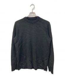 Y-3（ワイスリー）の古着「CLASSIC KNITTED CREW SWEATER/クラシック・ニッテッド・クルー・セーター」｜ブラック