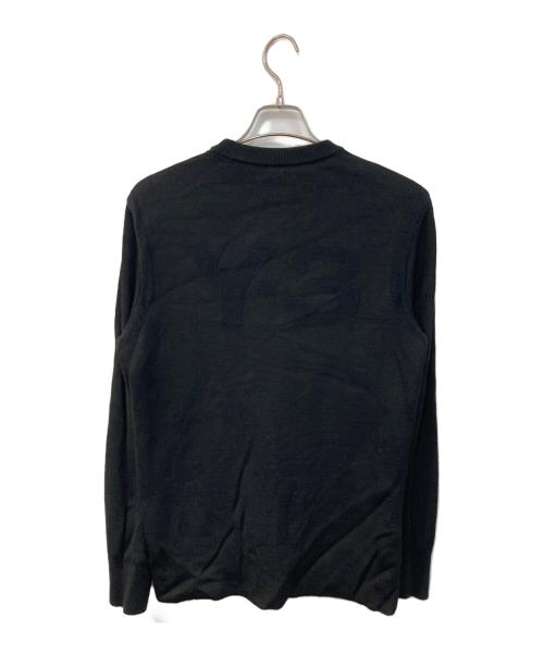 Y-3（ワイスリー）Y-3 (ワイスリー) CLASSIC KNITTED CREW SWEATER/クラシック・ニッテッド・クルー・セーター ブラック サイズ:SIZE Mの古着・服飾アイテム