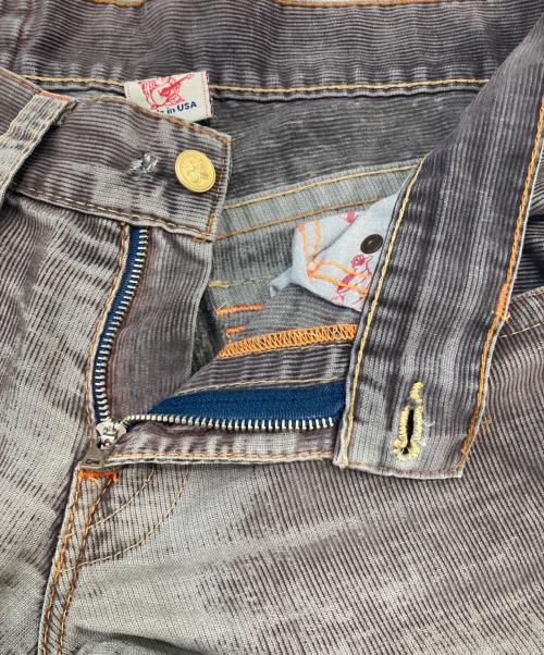 TRUE RELIGION（トゥルー レリジョン）TRUE RELIGION (トゥルー レリジョン) フレアパンツ ブラウン サイズ:ROW31 SEAT33の古着・服飾アイテム