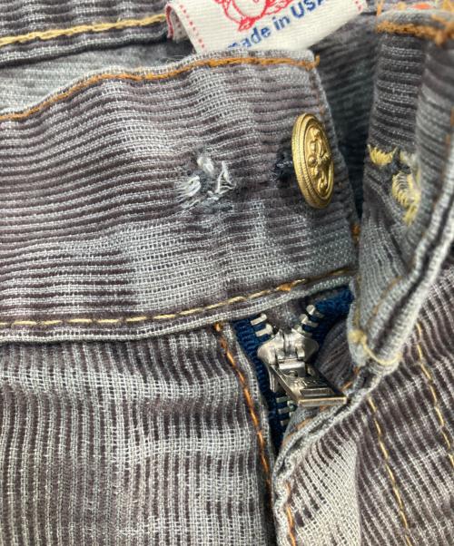 TRUE RELIGION（トゥルー レリジョン）TRUE RELIGION (トゥルー レリジョン) フレアパンツ ブラウン サイズ:ROW31 SEAT33の古着・服飾アイテム