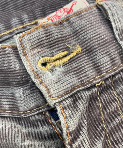 TRUE RELIGION（トゥルー レリジョン）TRUE RELIGION (トゥルー レリジョン) フレアパンツ ブラウン サイズ:ROW31 SEAT33の古着・服飾アイテム