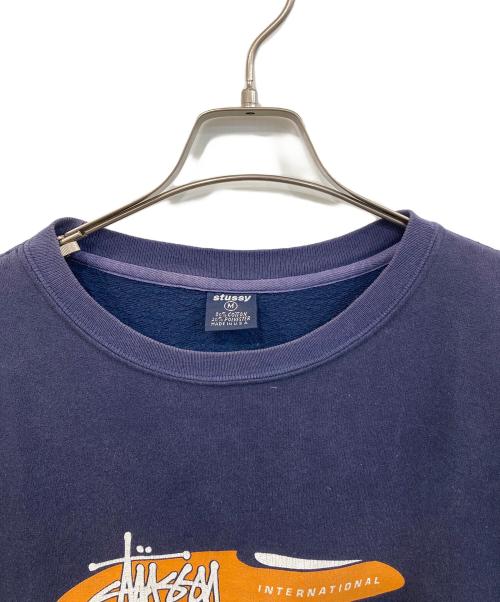 stussy（ステューシー）stussy (ステューシー) スウェット ネイビー サイズ:Mの古着・服飾アイテム