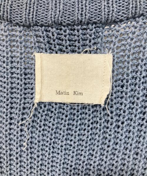 Matin Kim（マーティン キム）Matin Kim (マーティン キム) ベスト ブルー サイズ:SIZE Freeの古着・服飾アイテム