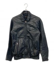DIESEL（ディーゼル）の古着「ディアスキンレザージャケット」｜ブラック