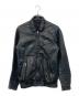 DIESEL（ディーゼル）の古着「ディアスキンレザージャケット」｜ブラック