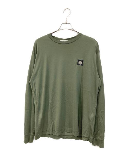 STONE ISLAND（ストーンアイランド）STONE ISLAND (ストーンアイランド) ロングスリーブカットソー カーキ サイズ:SIZE XLの古着・服飾アイテム