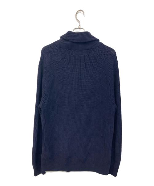 POLO RALPH LAUREN（ポロ・ラルフローレン）POLO RALPH LAUREN (ポロ・ラルフローレン) ショールカラーカーディガン ネイビー サイズ:SIZE L 未使用品の古着・服飾アイテム