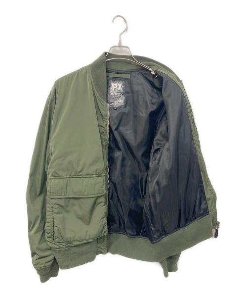 AVIREX（アヴィレックス）AVIREX (アヴィレックス) フライトジャケット カーキ サイズ:SIZE XLの古着・服飾アイテム