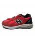 NEW BALANCE (ニューバランス) ローカットスニーカー レッド サイズ:SIZE 26cm 未使用品：12000円