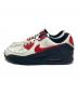 NIKE (ナイキ) AIR MAX 90 SE/エアマックス ナインティ エスイー ホワイト×レッド サイズ:SIZE 28cm：6000円