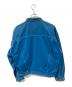 DIESEL (ディーゼル) 襟レザートラッカージャケット ブルー サイズ:SIZE XXL：12000円