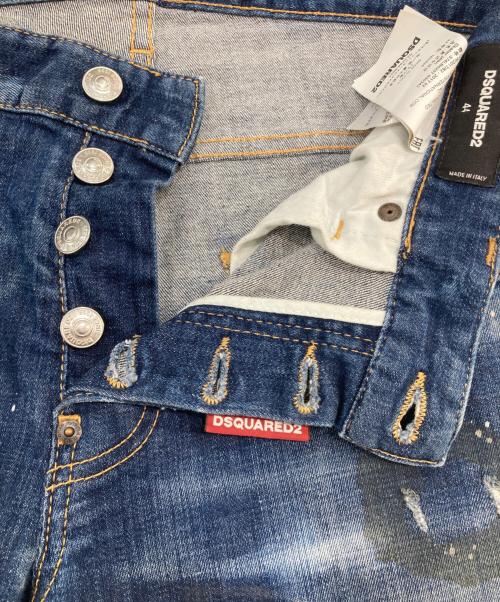 DSQUARED2（ディースクエアード）DSQUARED2 (ディースクエアード) スケータージーンズ インディゴ サイズ:SIZE 44の古着・服飾アイテム