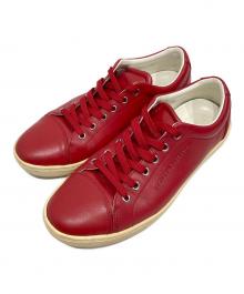 DOLCE & GABBANA（ドルチェ＆ガッバーナ）の古着「ローカットスニーカー」｜レッド