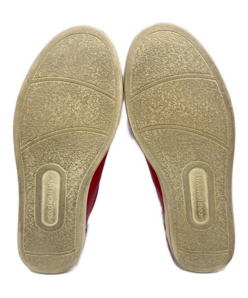 DOLCE & GABBANA（ドルチェ＆ガッバーナ）DOLCE & GABBANA (ドルチェ＆ガッバーナ) ローカットスニーカー レッド サイズ:SIZE 6の古着・服飾アイテム
