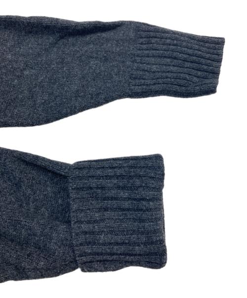 UNITED ARROWS（ユナイテッドアローズ）UNITED ARROWS (ユナイテッドアローズ) W/CA スリット ハイネック ニット グレー サイズ:サイズ表記なしの古着・服飾アイテム