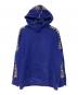 SUPREME（シュプリーム）の古着「Metallic Rib hooded sweatshirt/メタリック・リブ・フーデッド・スウェットシャツ」｜ネイビー