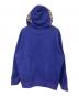 SUPREME (シュプリーム) Metallic Rib hooded sweatshirt/メタリック・リブ・フーデッド・スウェットシャツ ネイビー サイズ:SIZE L：9000円