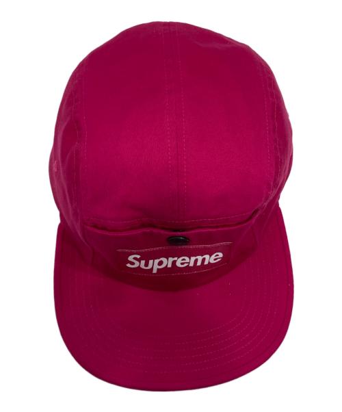 SUPREME（シュプリーム）SUPREME (シュプリーム) Snap Pocket Camp Cap/スナップ ポケット キャンプ キャップ ショッキングピンク サイズ:サイズ表記なしの古着・服飾アイテム