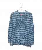 SUPREMEシュプリーム）の古着「SCHIZO JACQUARD TOP/スキゾ ジャカード トップ」｜ブルー