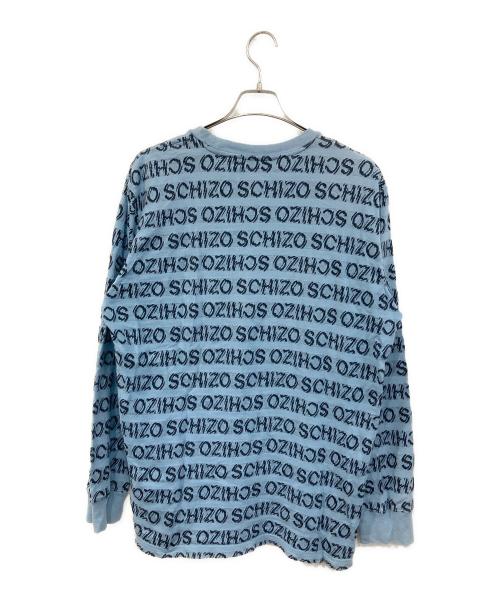 SUPREME（シュプリーム）SUPREME (シュプリーム) SCHIZO JACQUARD TOP/スキゾ ジャカード トップ ブルー サイズ:SIZE XLの古着・服飾アイテム