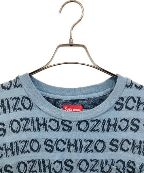 SUPREME（シュプリーム）SUPREME (シュプリーム) SCHIZO JACQUARD TOP/スキゾ ジャカード トップ ブルー サイズ:SIZE XLの古着・服飾アイテム
