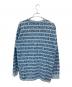 SUPREME (シュプリーム) SCHIZO JACQUARD TOP/スキゾ ジャカード トップ ブルー サイズ:SIZE XL：7000円