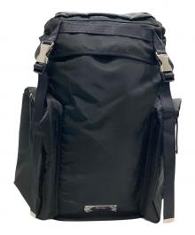 UNDERCOVER（アンダーカバー）の古着「BASIC NyTwill 2PKBACKPACK/ベーシック ナイロンツイル 2ポケット バックパック」｜ブラック
