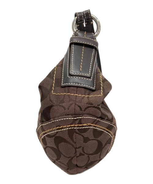 COACH（コーチ）COACH (コーチ) シグネチャーホーボーバッグ ブラウンの古着・服飾アイテム