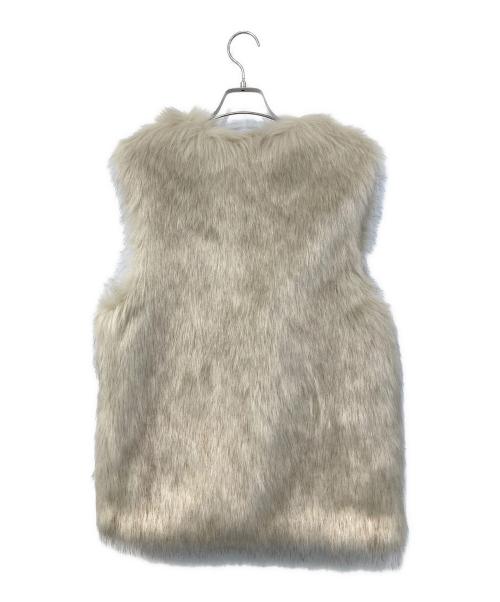 Loungedress（ラウンジドレス）Loungedress (ラウンジドレス) エコファーベスト ベージュ サイズ:SIZE Freeの古着・服飾アイテム