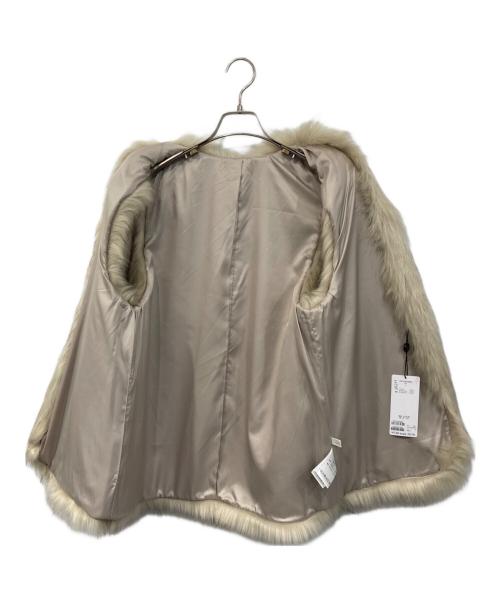 Loungedress（ラウンジドレス）Loungedress (ラウンジドレス) エコファーベスト ベージュ サイズ:SIZE Freeの古着・服飾アイテム